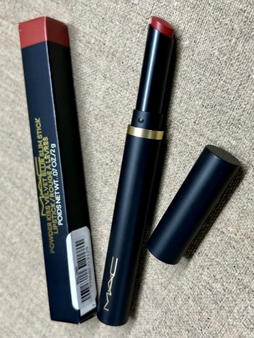 ❤️ MAC Powder Kiss Velvet Blur Slim Stick Lipstick